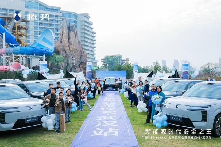 8L武汉车主集体交车暨对比试驾活动圆满落幕冰球突破豪华版手机版新时代安全之王！腾势N(图9)